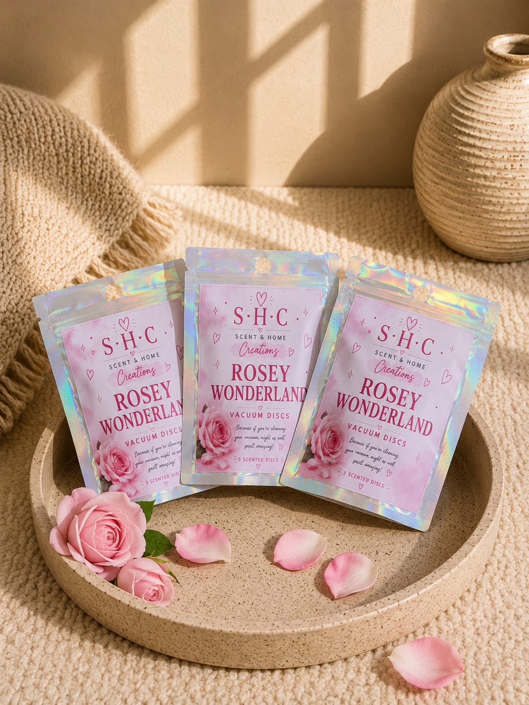 Rosey Wonderland Vacuum Discs