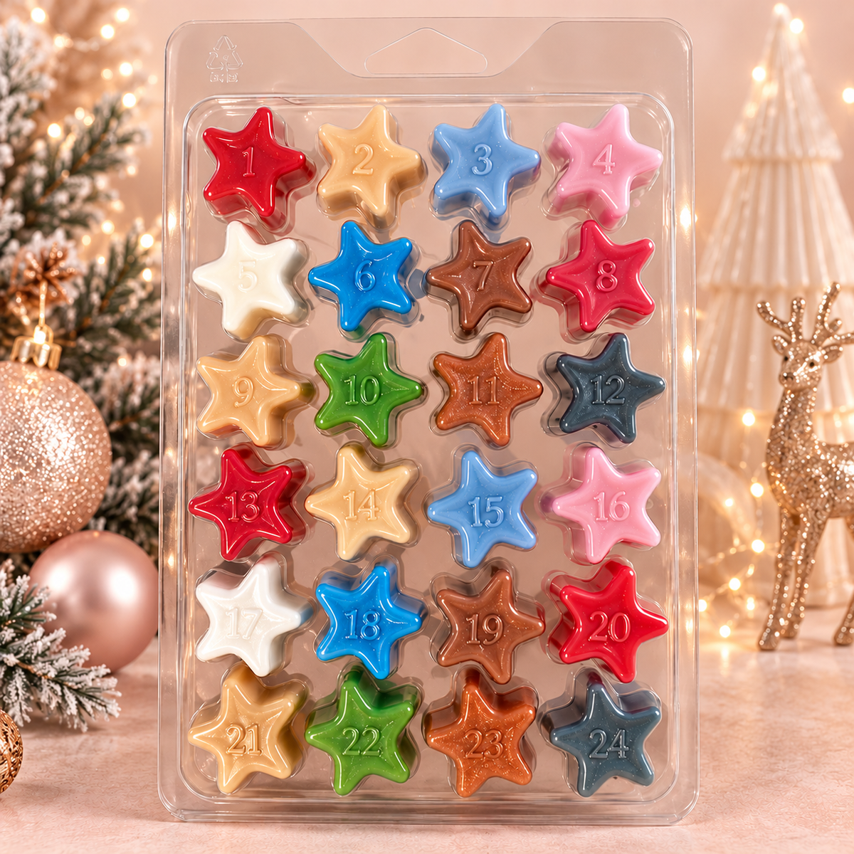 Christmas Star Wax Melt Advent Calendar āš