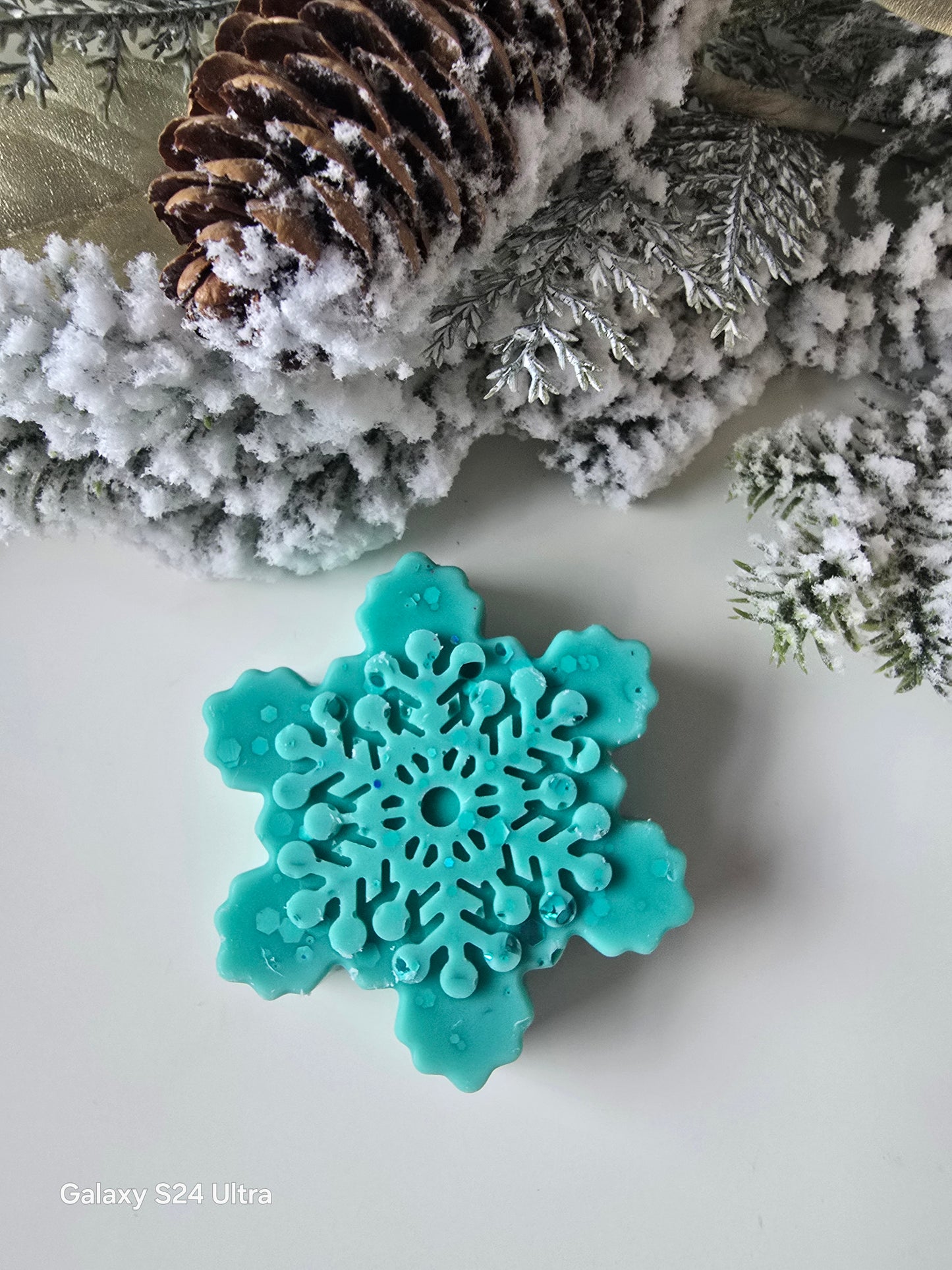 "RESTING GRINCH FACE " SNOWFLAKE