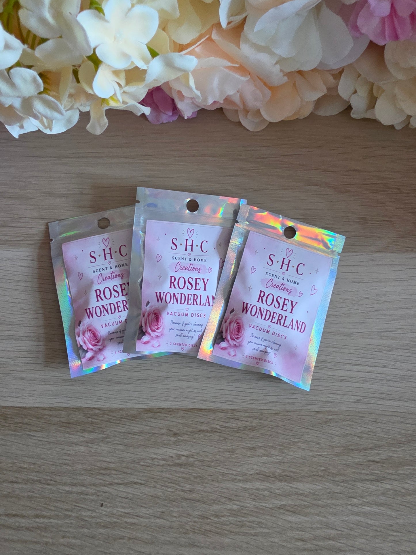 Rosey Wonderland Vacuum Discs