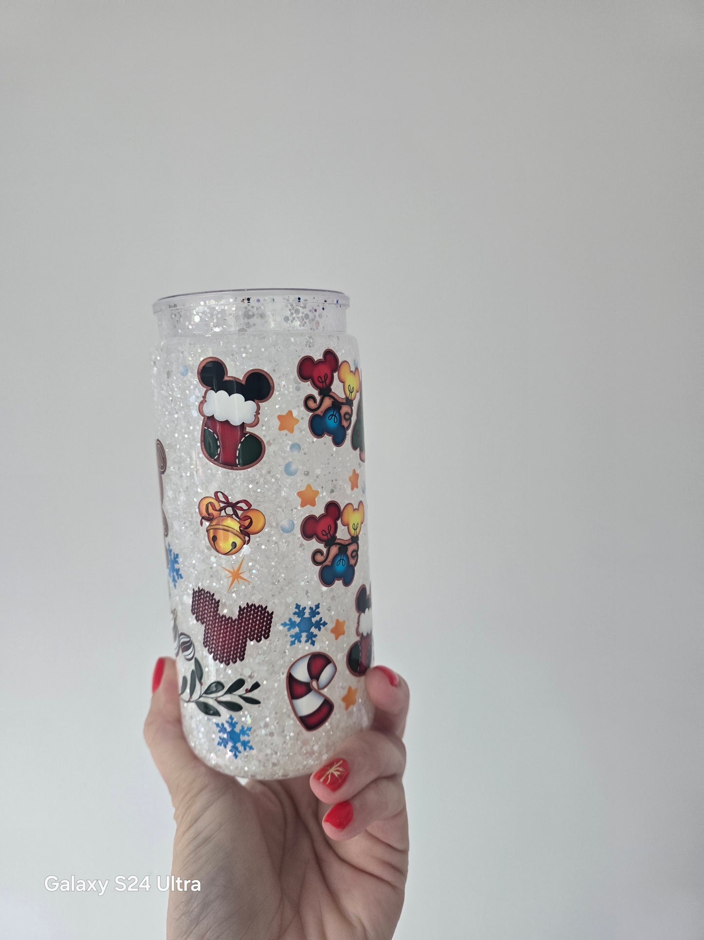 CHRISTMAS SNOWGLOBE ACRYLIC CUP