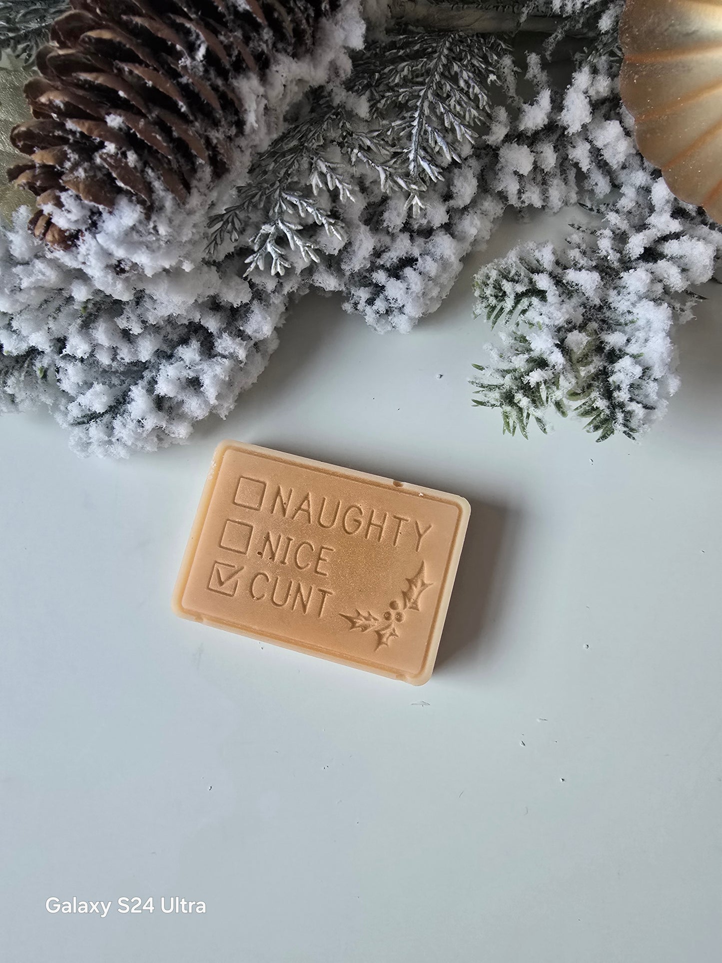 "GINGERBREAD "NAUGHT , NICE , C**T