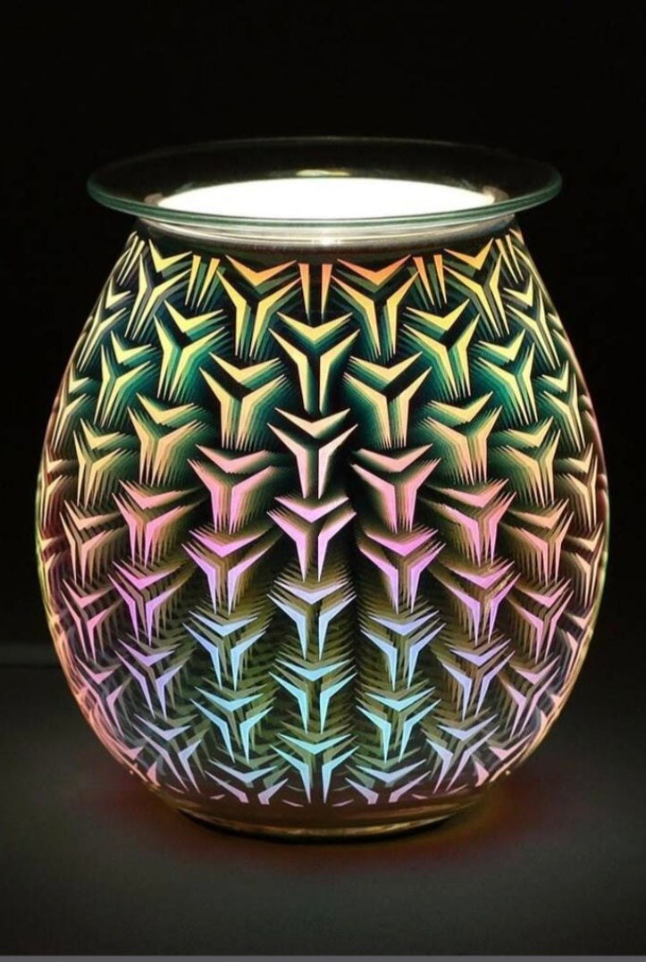 3D GEOMETRIC LIGHT UP ELECTRIC BURNER