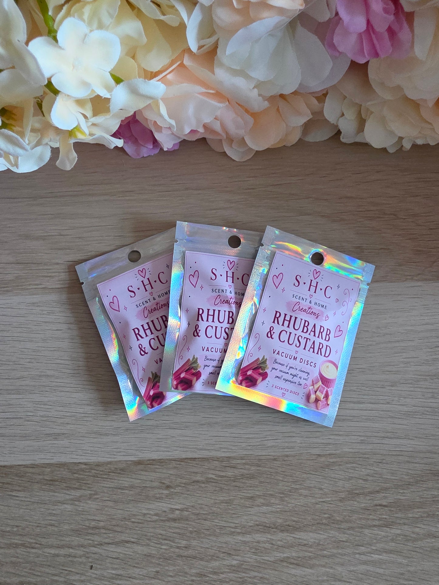 Rhubarb & Custard Vacuum Discs