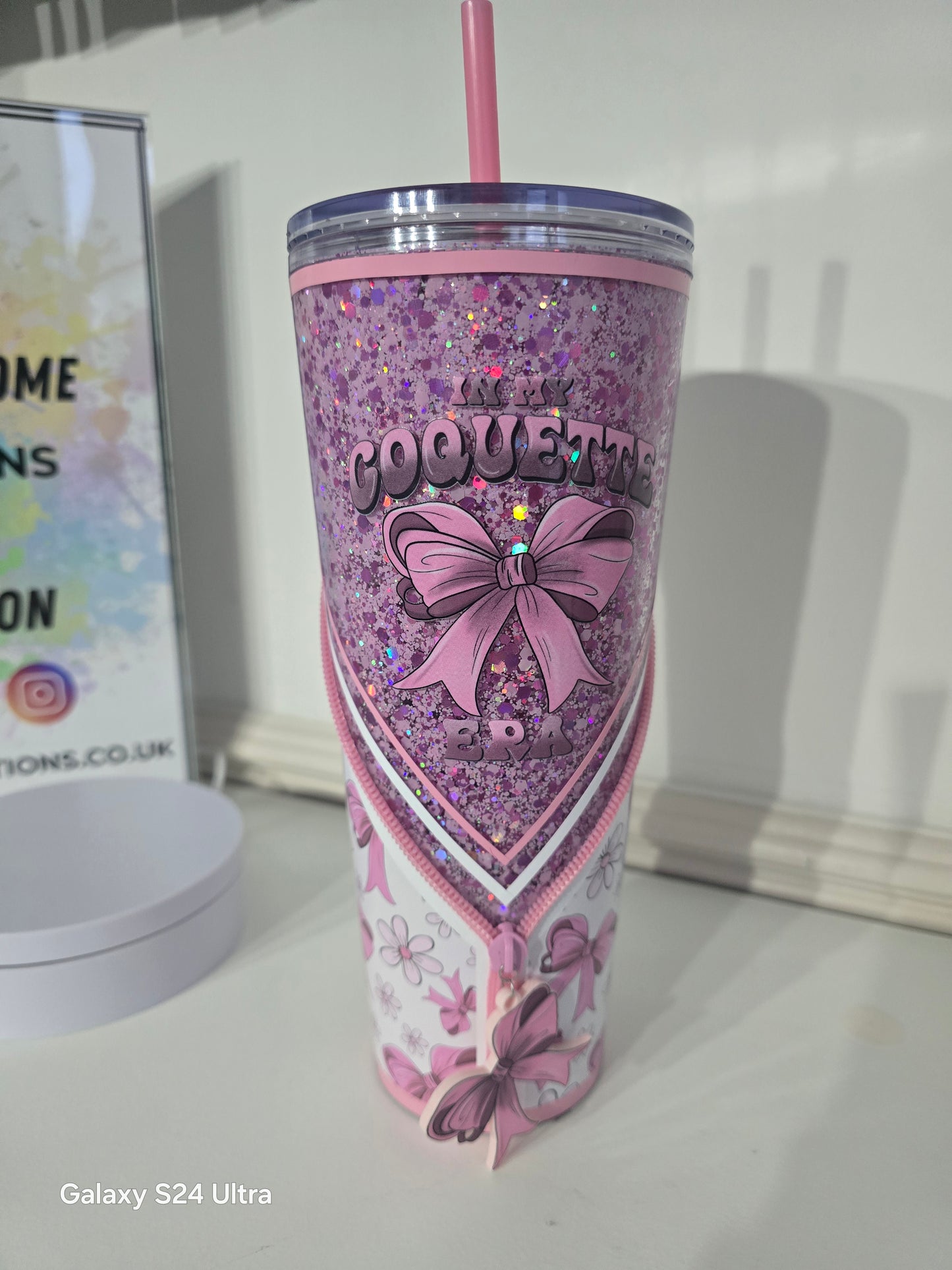 BOWS ZIPPER TUMBLER