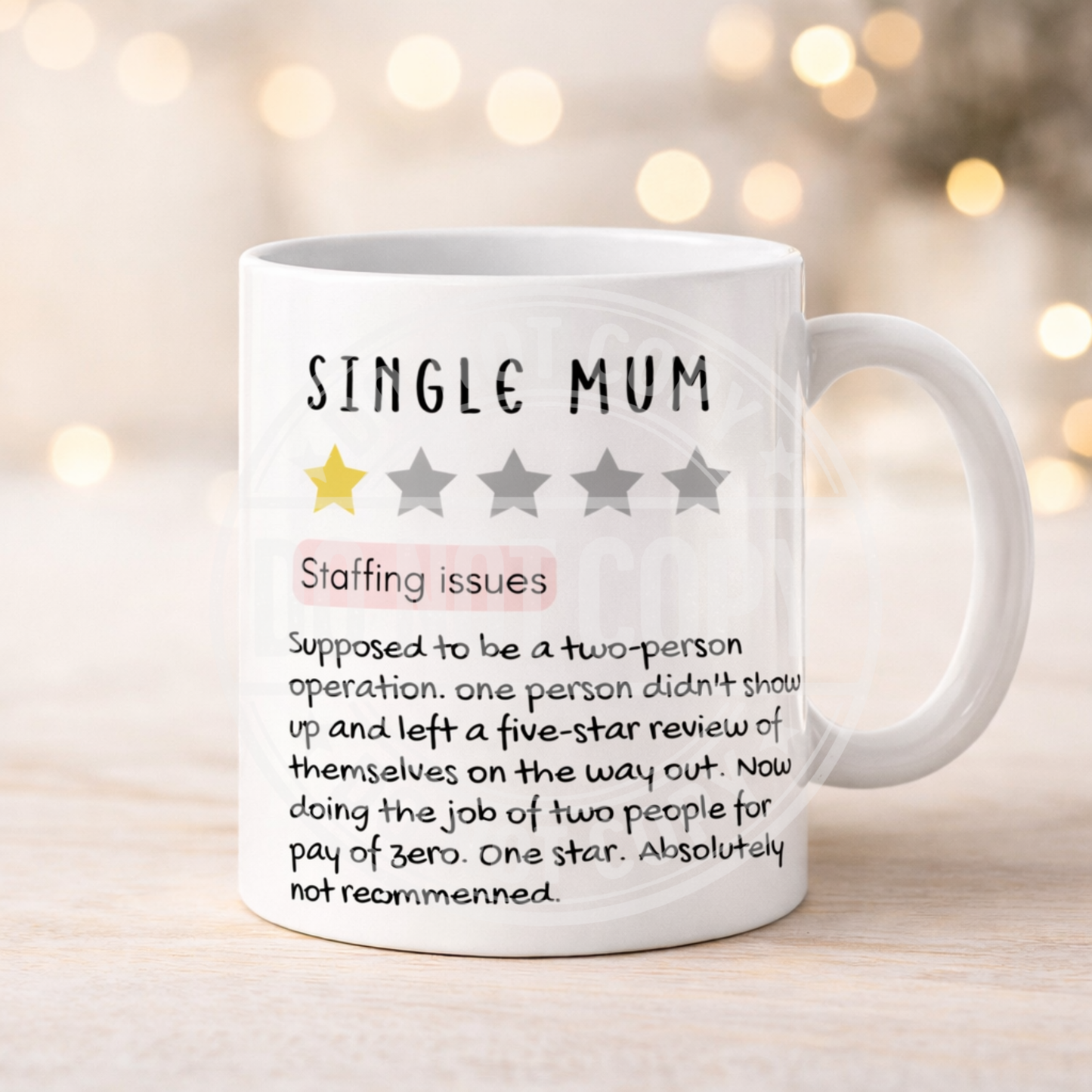 1 Star review Mugs