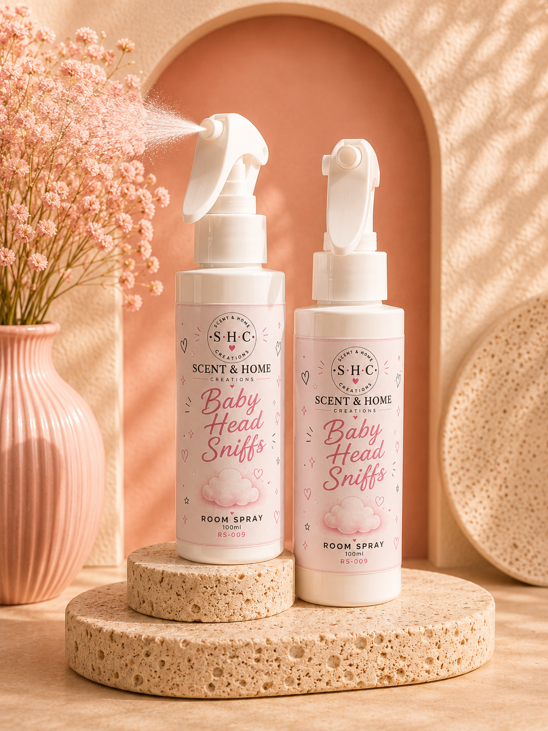 Baby Head Sniffs Room Spray