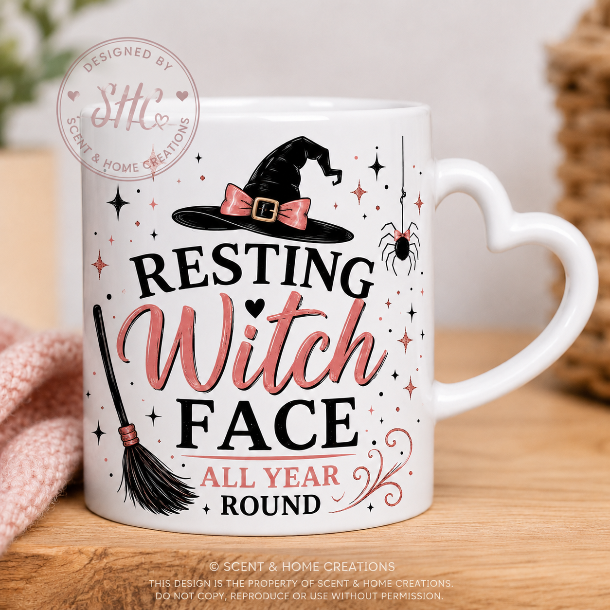 Resting Witch Face Mug