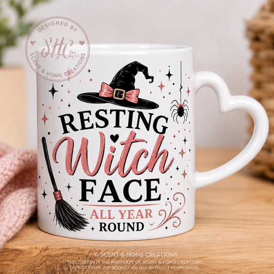 Resting Witch Face Mug