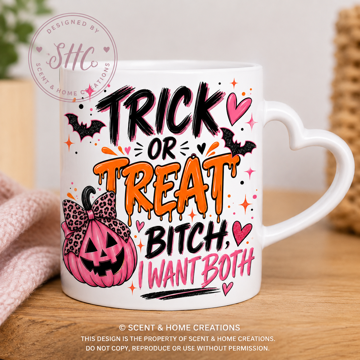 Trick Or Treat Bitch Mug