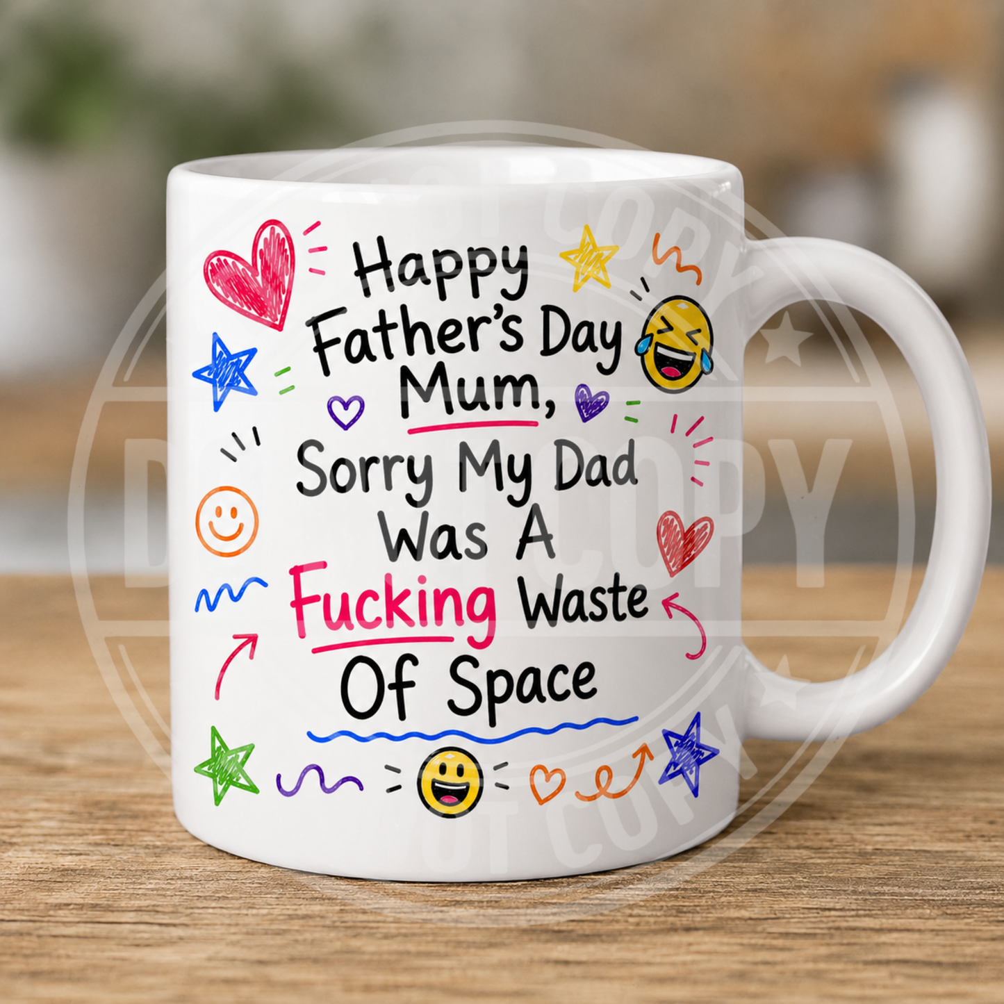 Father's Day Waste Of Space Mug