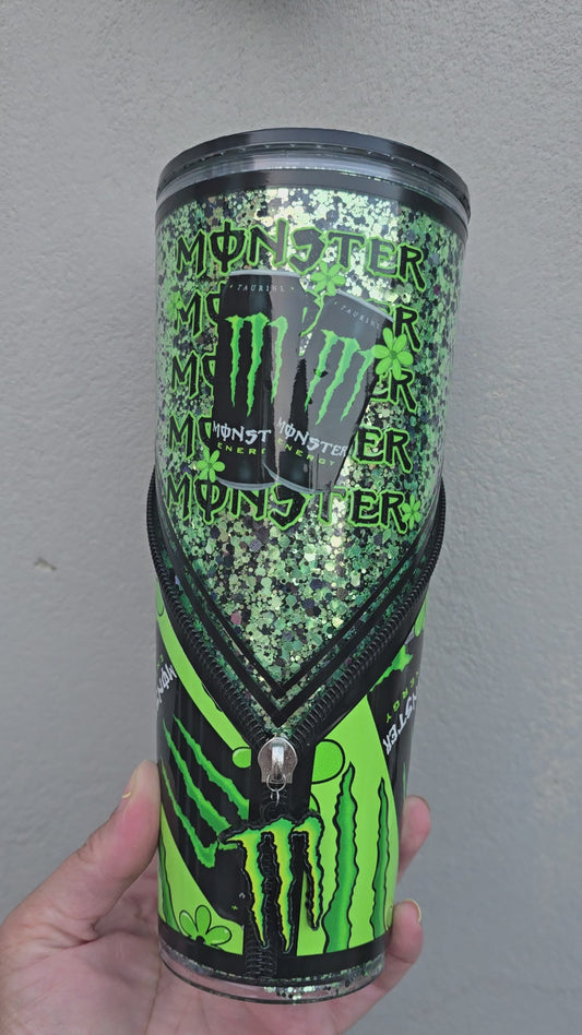 MONSTER ZIPPER TUMBLER