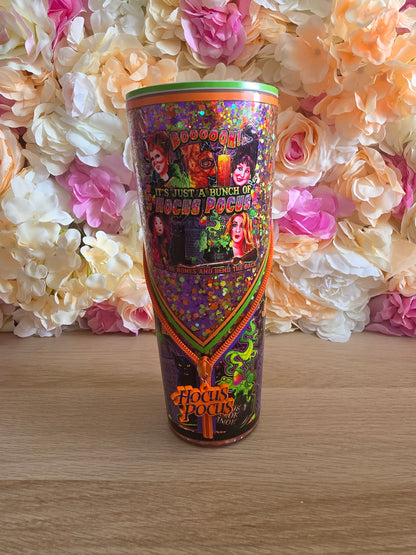 HOCUS POCUS ZIPPER TUMBLER