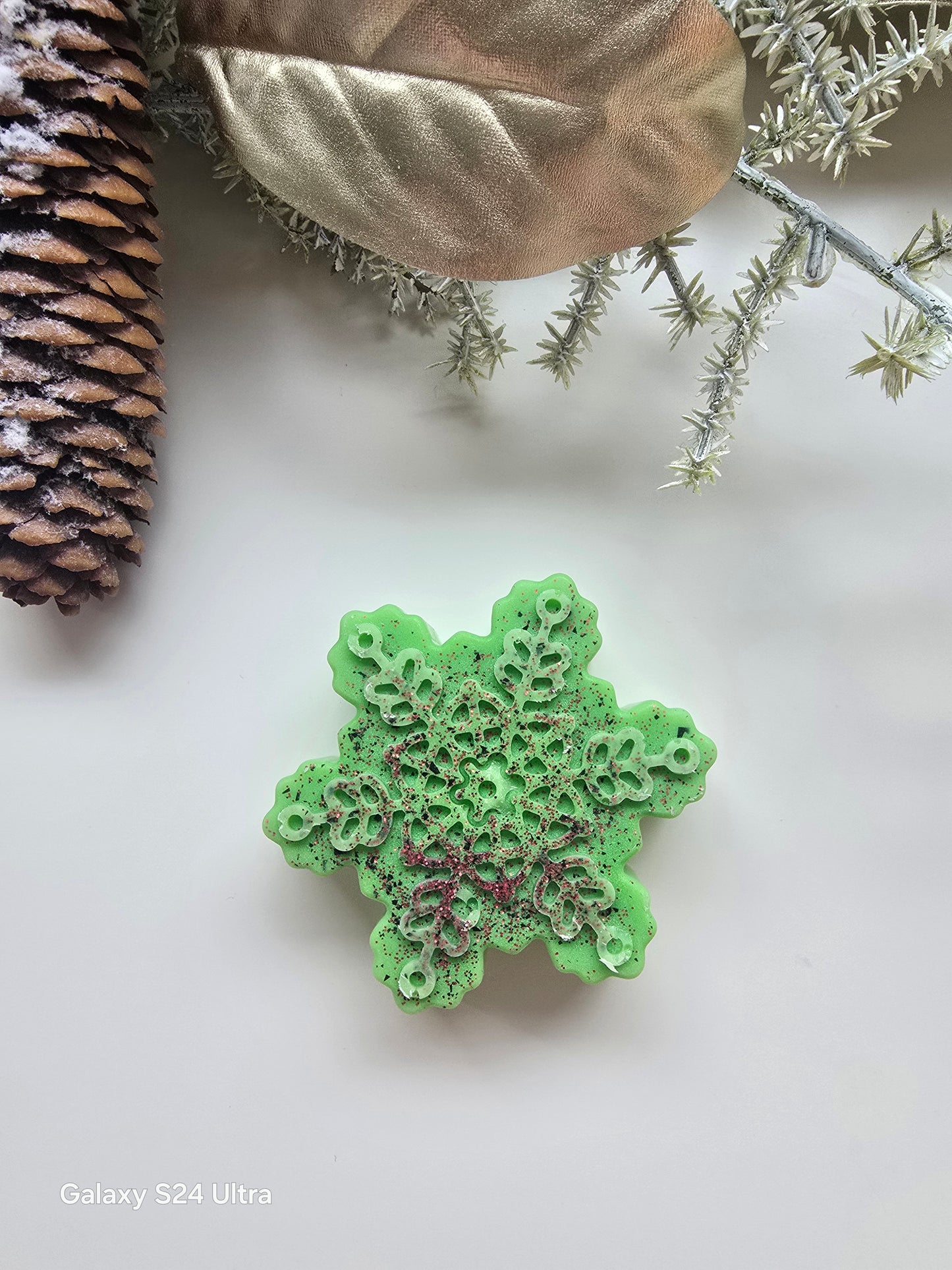 "THE ELF MADE ME DO IT " SNOWFLAKE