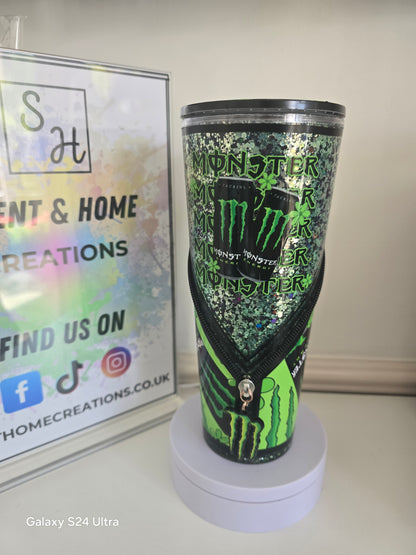 MONSTER ZIPPER TUMBLER