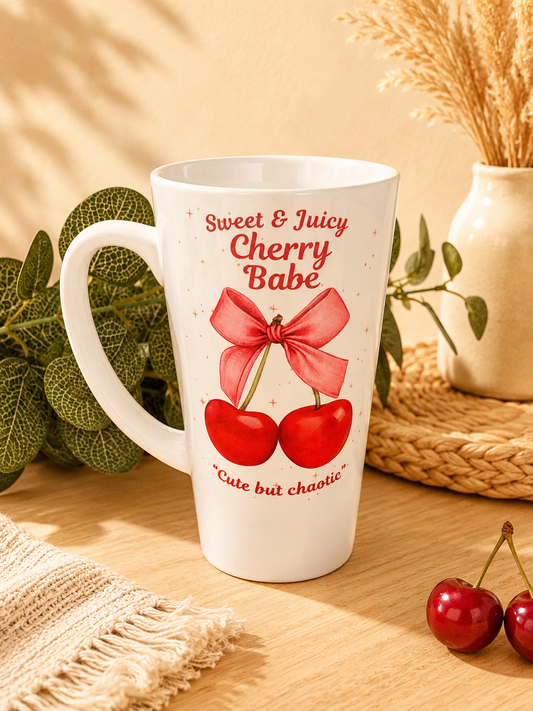 🍒 Cherry Babe Latte Mug 🍒