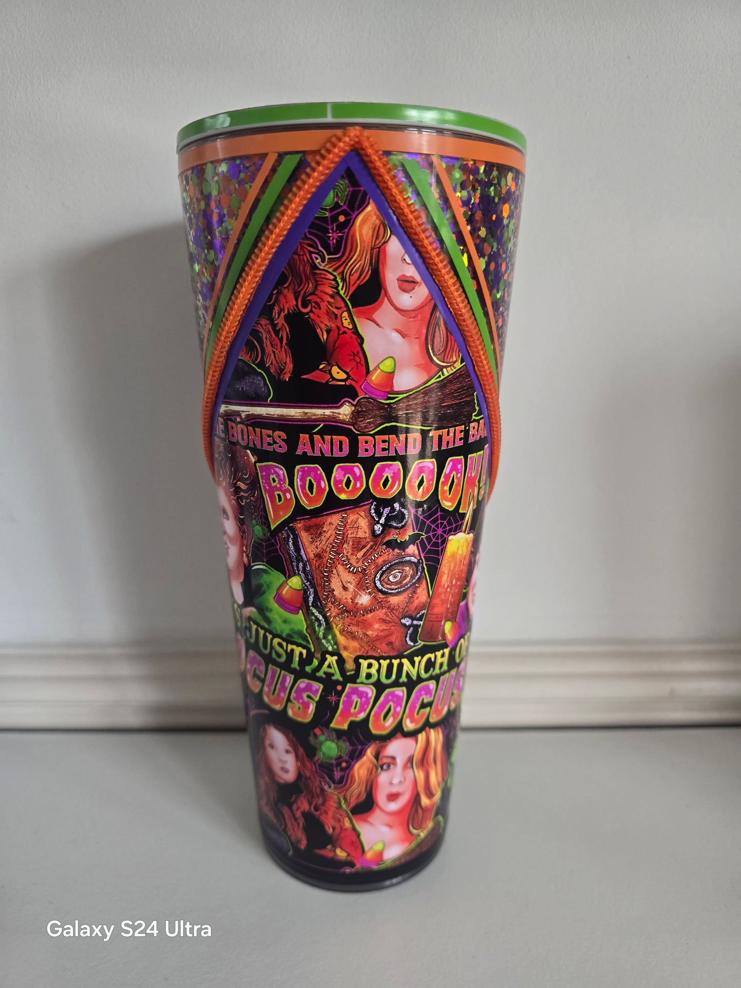 HOCUS POCUS ZIPPER TUMBLER