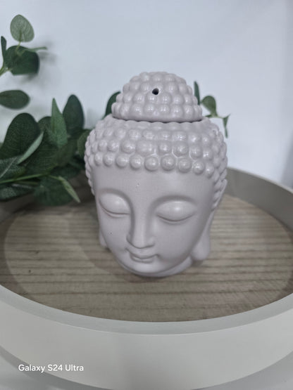 GREY BUDDHA HEAD BURNER