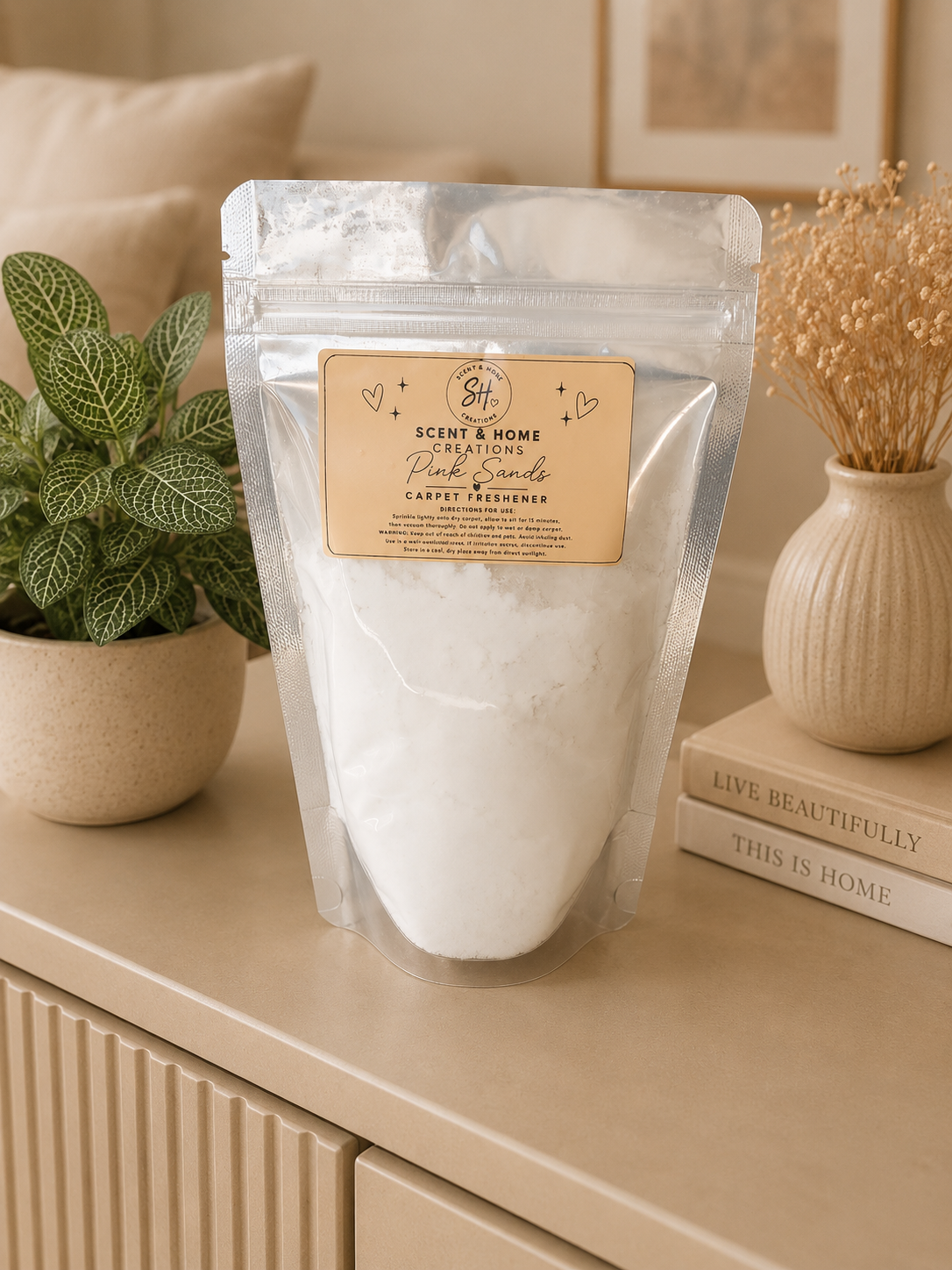 Pink Sands Carpet Freshener Bag