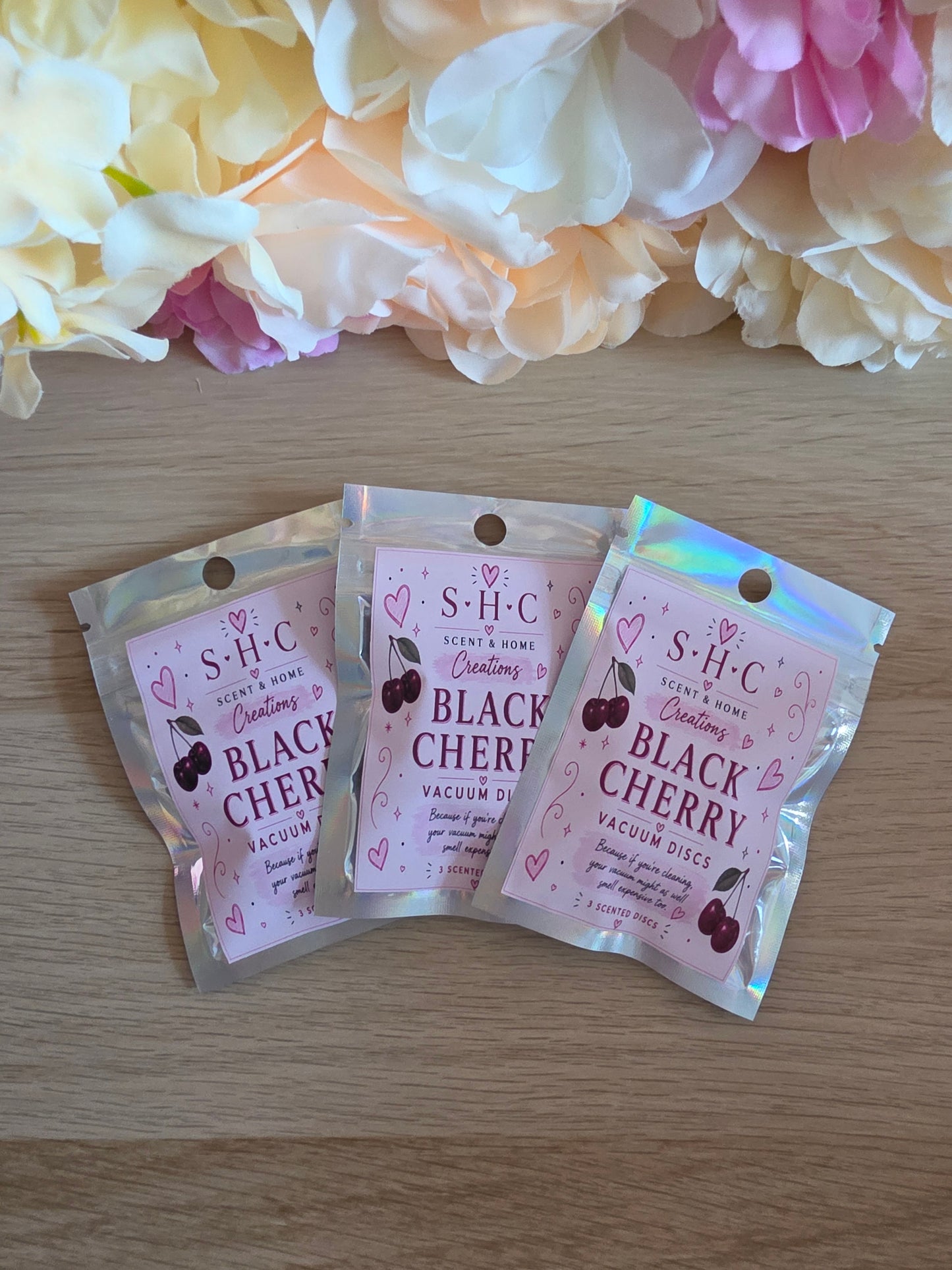 Black Cherry Vacuum Discs