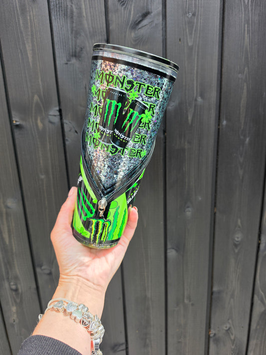 MONSTER ZIPPER TUMBLER