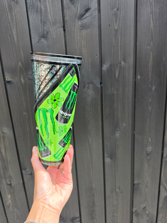 MONSTER ZIPPER TUMBLER