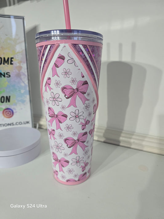 BOWS ZIPPER TUMBLER