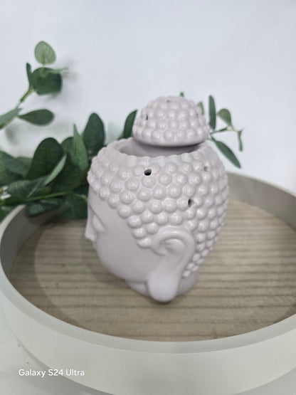 GREY BUDDHA HEAD BURNER