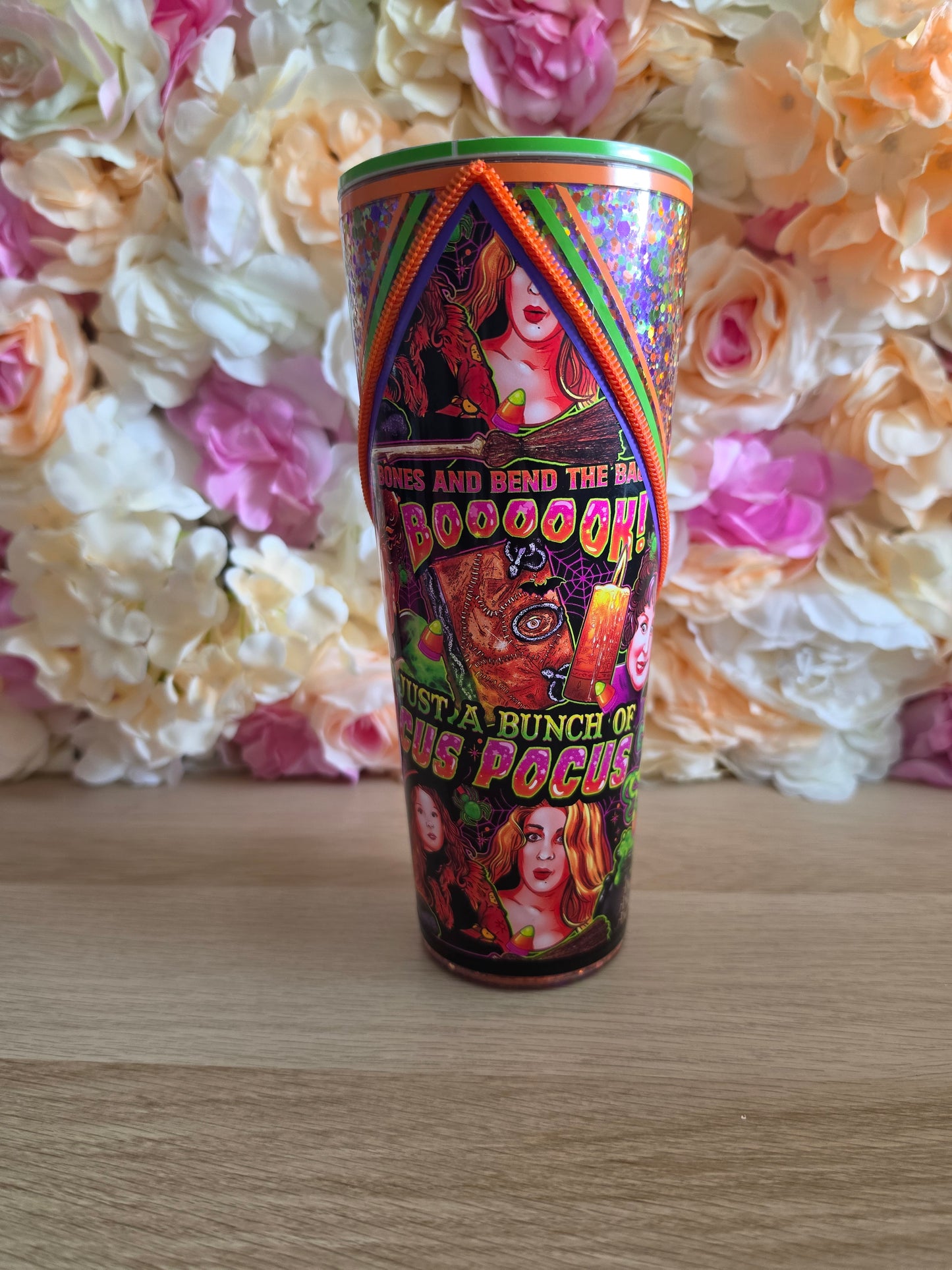 HOCUS POCUS ZIPPER TUMBLER